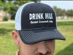 drink milk black white mesh