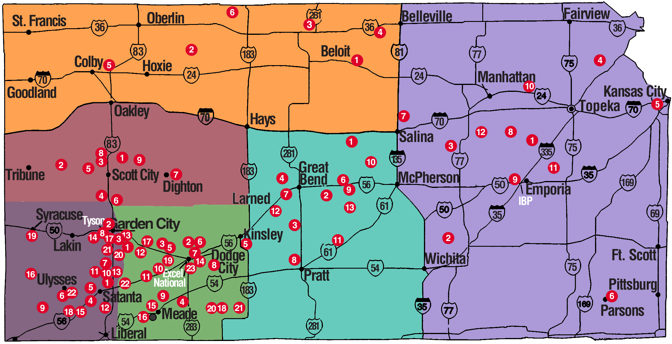 Feeders_Main Kansas feeders map