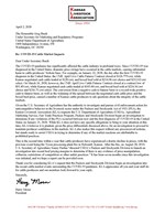 Moser Letter to USDA