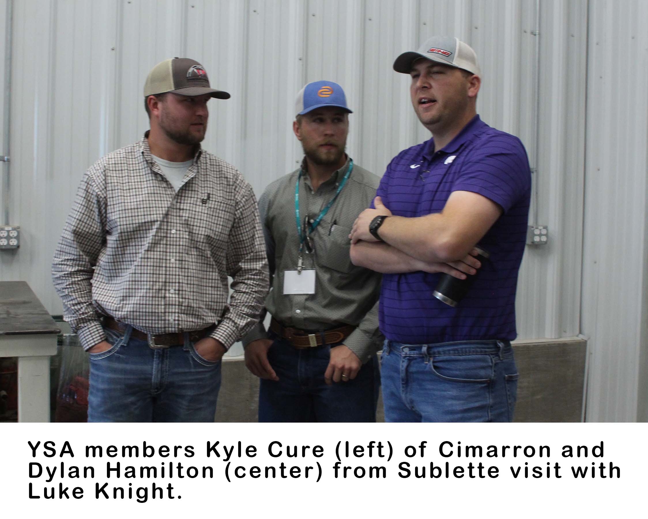 YSA Class Tours Cattle Businesses  In Central, Western Kansas