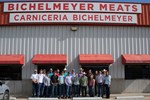 2023 YSA class in front of Bichelmeyer Meats